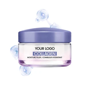 Organic Vegan Face Cream Retinol Glycerin Hyaluronic Acid Collagen Moisturizing Hydration Anti-Aging Firming Daily Treatment All