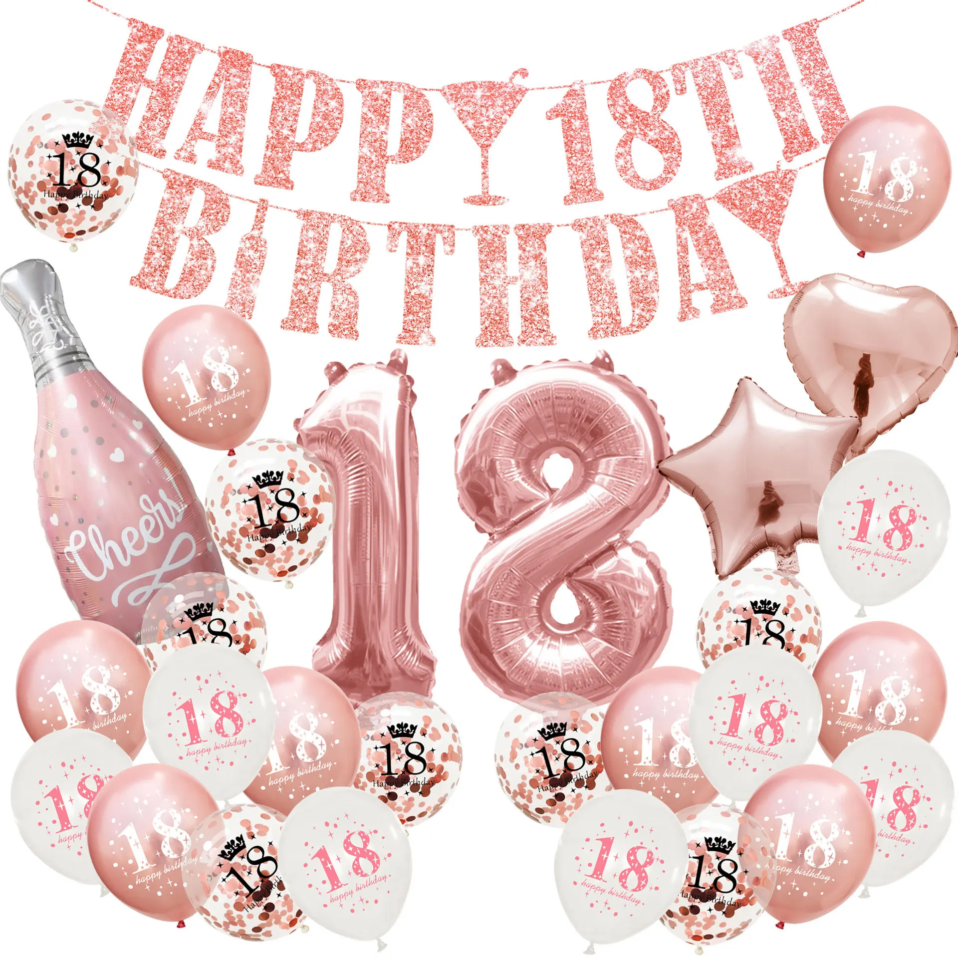 16歳の誕生日パーティーの装飾ハートケーキトッパー誕生日 16歳の誕生日パーティーの装飾ハートケーキトッパー誕生日