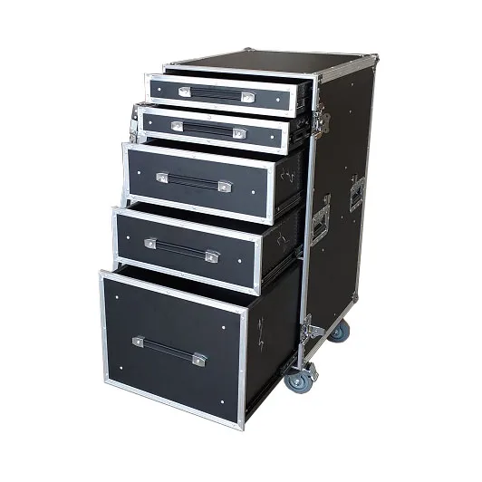 APC026 Ningbo Everest Aluminum Luggage Case Five Drawers for Documents OEM Shockproof Portable Case Dust Resistant Camping