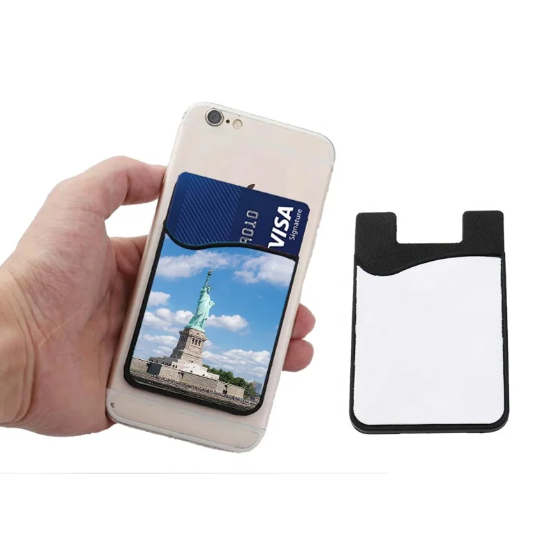 Personalized Pattern Printed Credit Card Cover Sublimation Blank Phone Card Holder