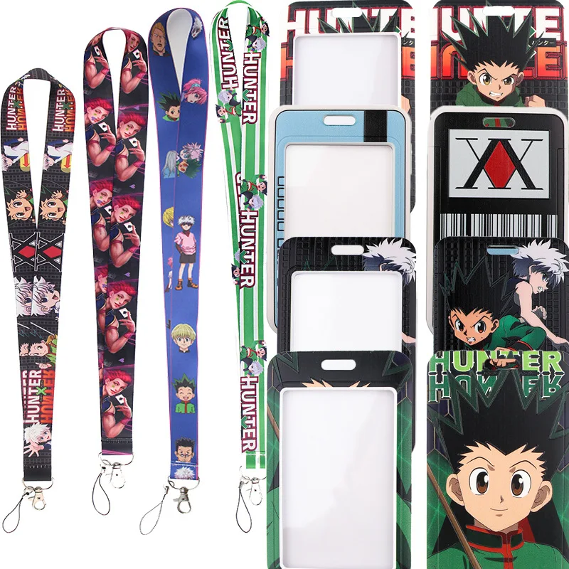 Hunteres Gon Freecss Killua Zoldyck Neck Strap Anime Lanyard For Keys