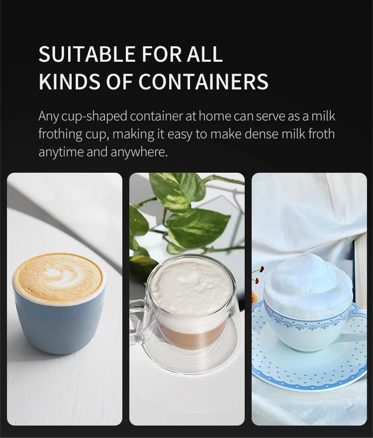 Handheld Milk Frother Foam Maker For Lattes – ebenso