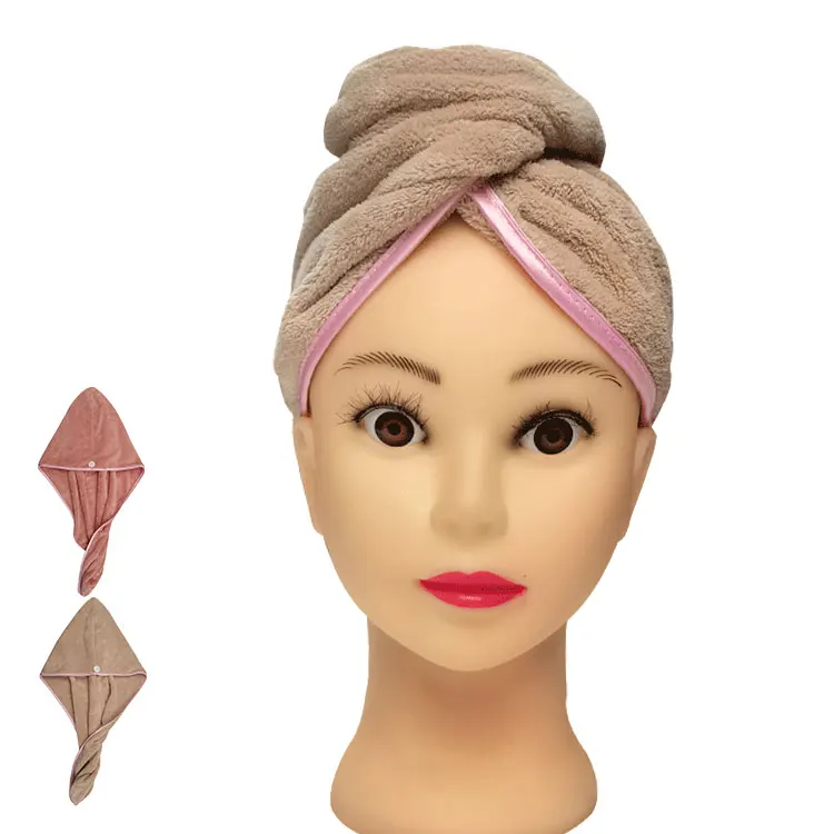 High Quality Microfiber Wrap Hair Towel For Curly Hair After Shower