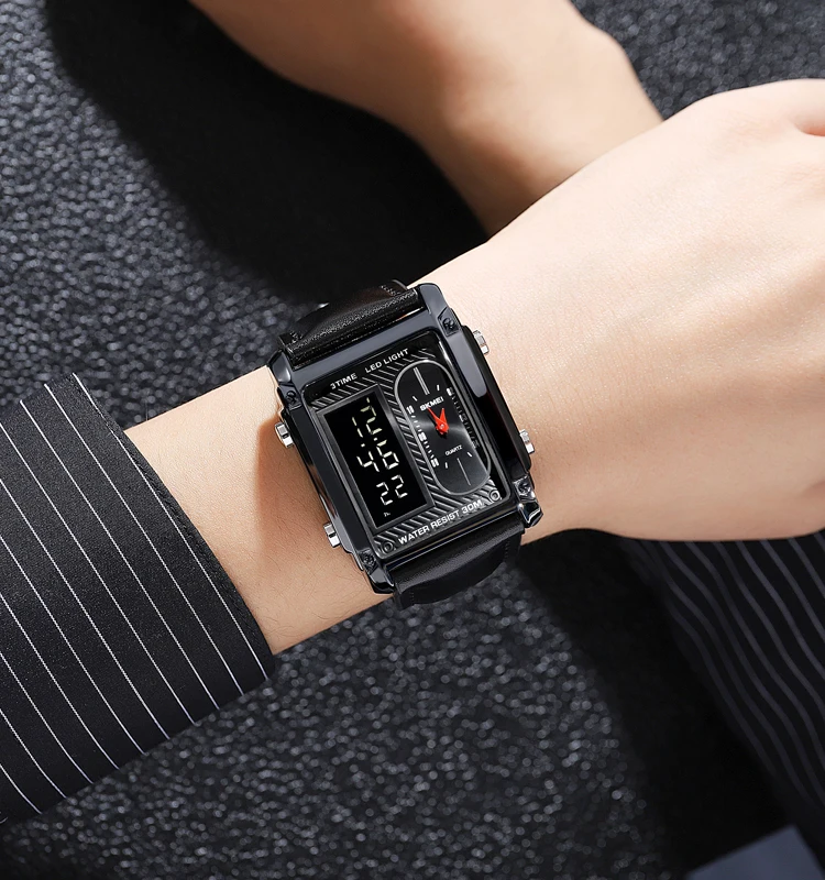 SKMEI 1868 New Arrival Original Luxury Business Watches Fashion Design Sport Waterproof Sport CHARM Wristwatch Digital Watches