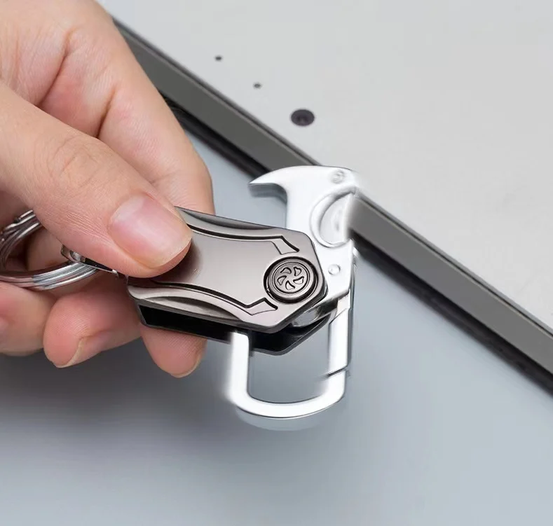 Alloy Car Multifunction Metal Key Chains Ring Alloy Gyro Key Chain