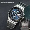Aiguille large bleue