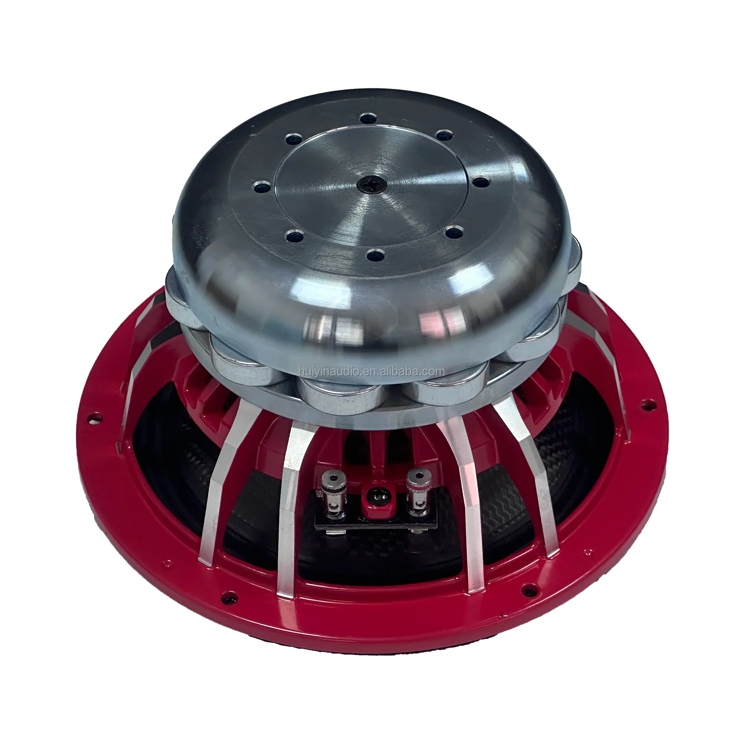 product hyw 650 046 updated version mid range neo magnet cone car stereo speakers shiny carbon-3