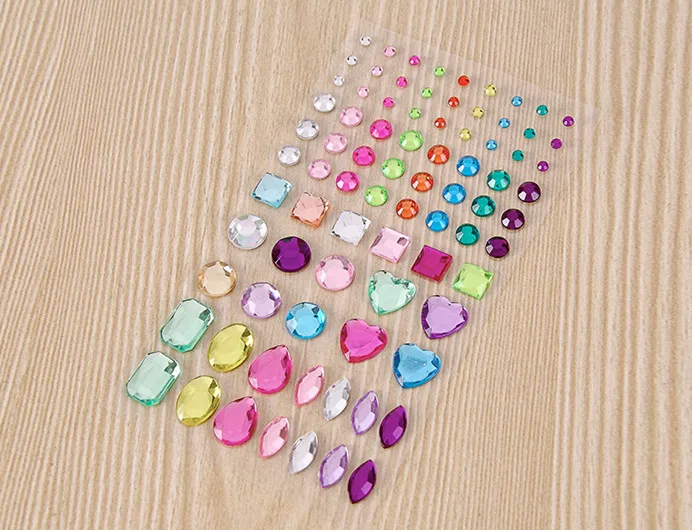 new decorative crystal stickers self adhesive