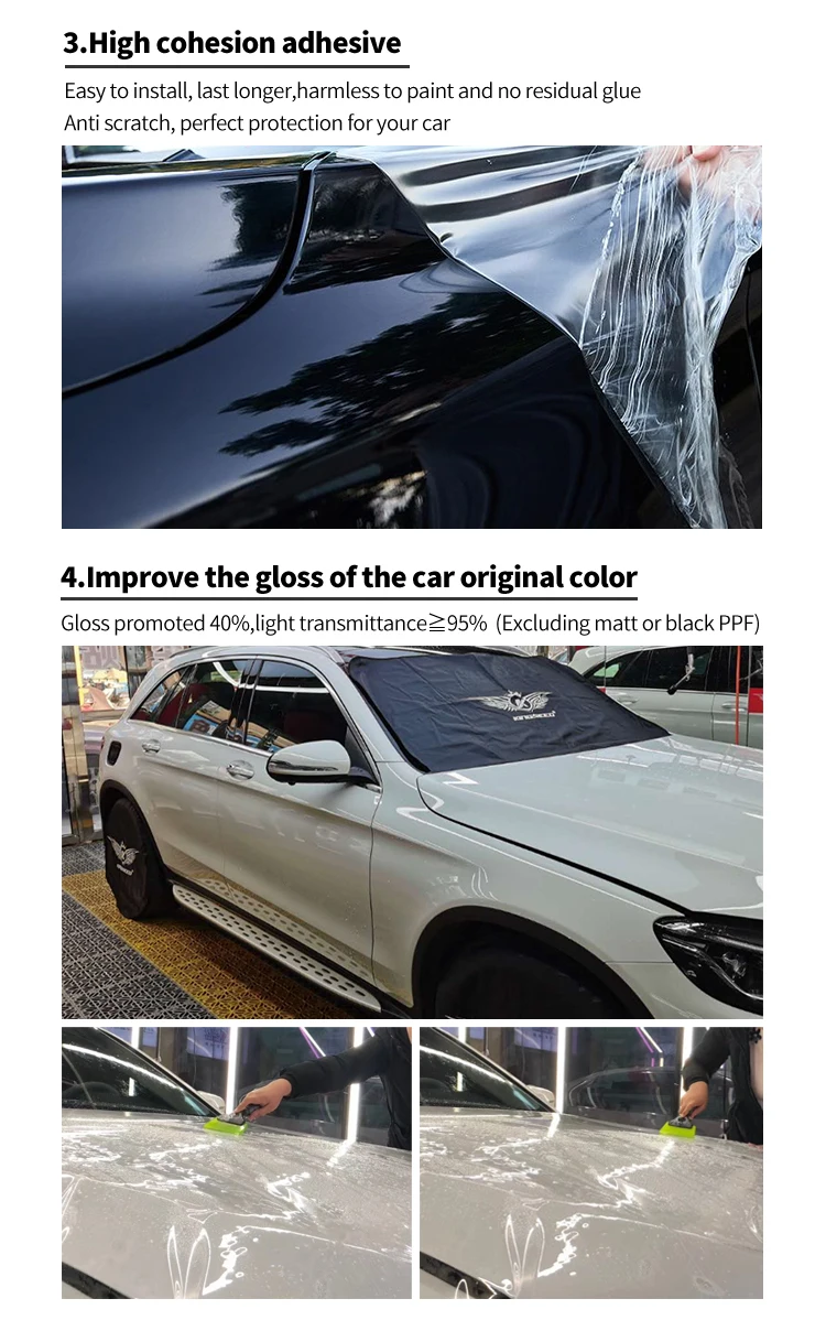 Manufacturer Transparent Self Healing Ppf Car Film Protection Nano