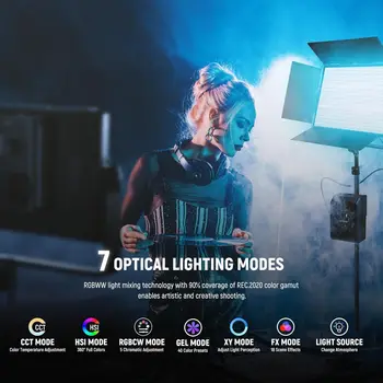 NEEWER AP100C 105W RGB LED Panel Video Light detail image