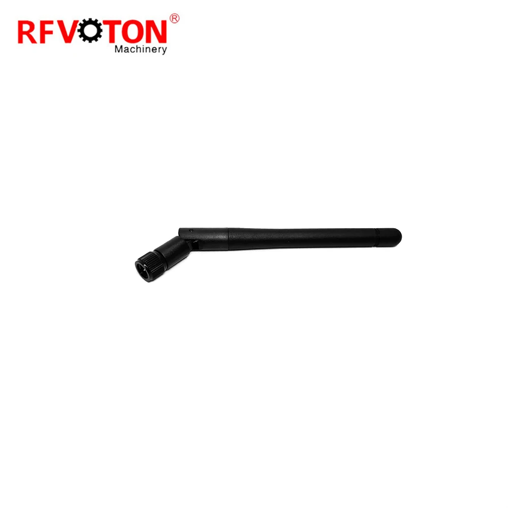 Factory Directly Gsm Sma Male Plug Macho 3db 2.4G Communications Bending Wifi Antenna  Black ANTENNA Copper