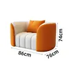 Orange + blanc