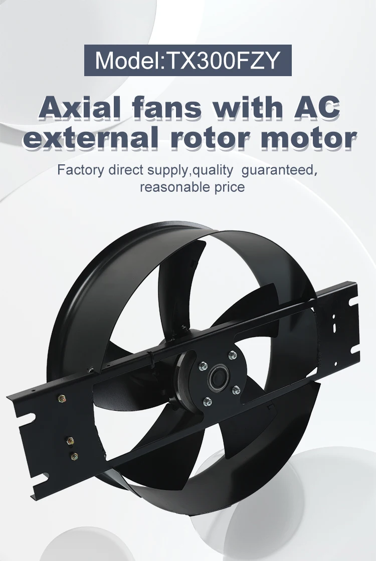 Axial Flow Ventilation Fan, 300Mm, 220V, Plastic - detail 2