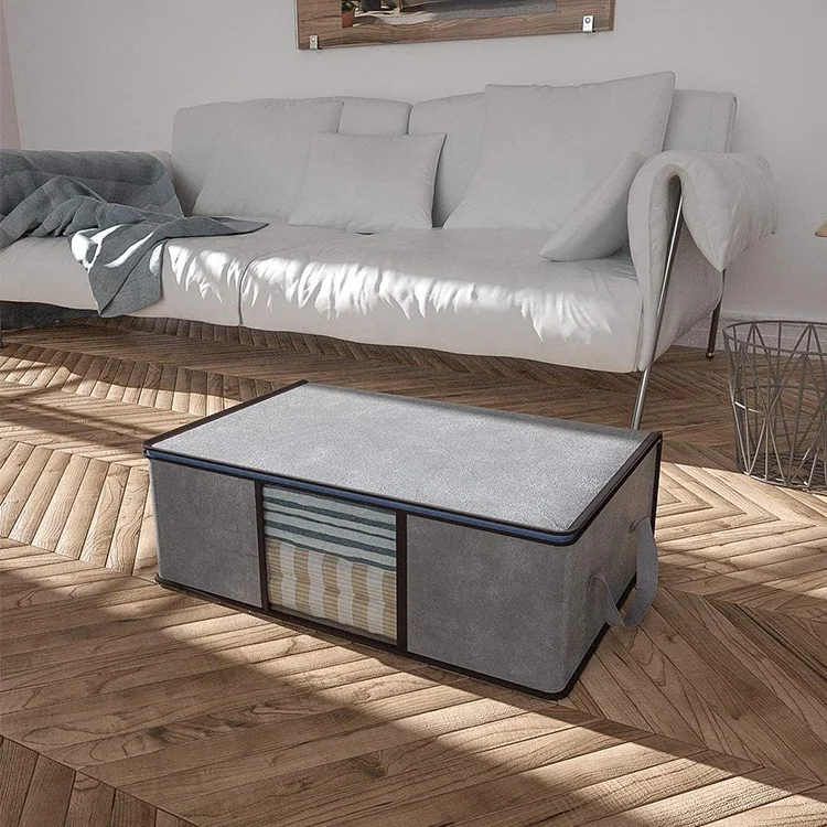 Одеяло для хранения одежды, Складная прочная тканевая многофункциональная сумка-Органайзер для шкафа