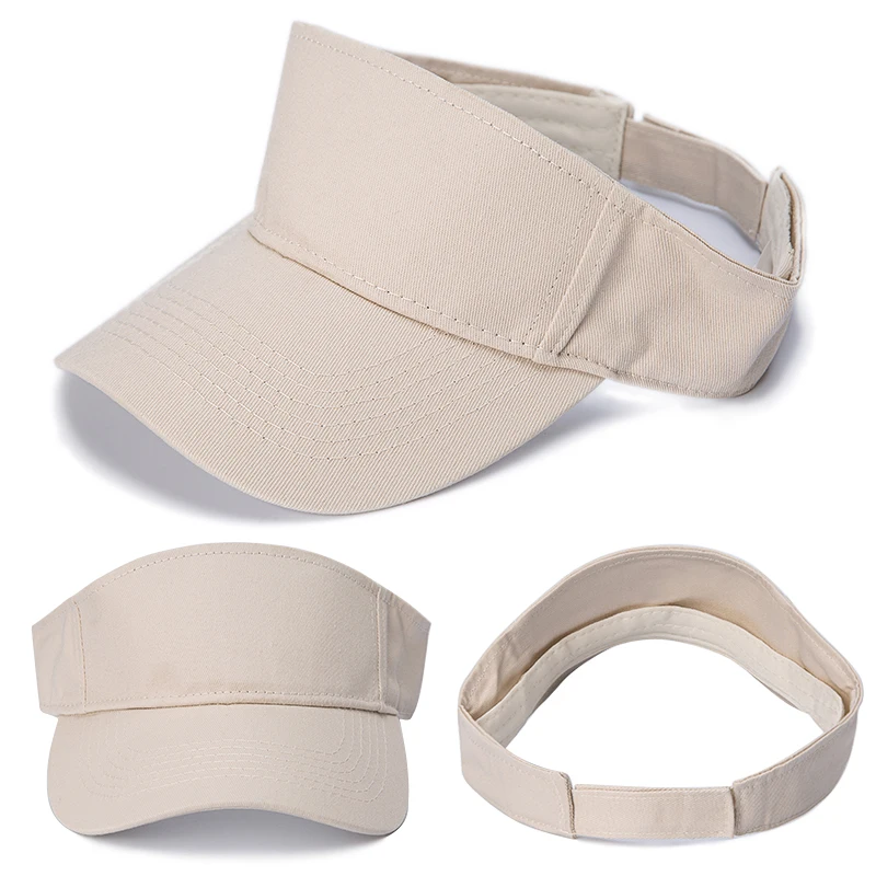 Visor Cap Custom Print Visor Golf Hats With Rope Empty Top Fan Custom Logo Adjustable Italian Flag Colors Sport Sun Visor Hat