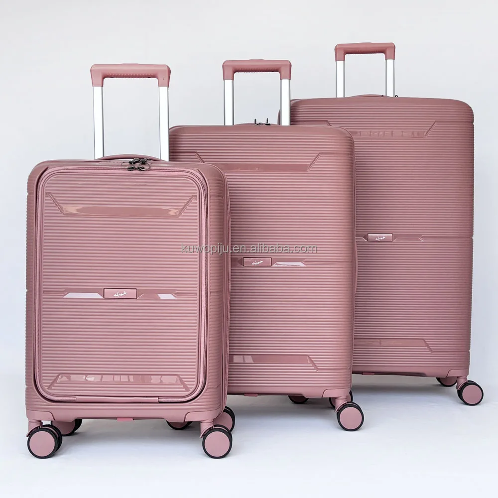 Beautiful Fashion Luggage Trolley Bags Light Suitcase Pieces Universal  Wheel Suitcase Rolling Luggage PP Hard-shell Suitcase