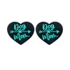 Character Focal Silicone Bead Turquoise