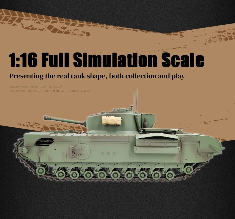 Hoshi Mk7 1/16 Rc Tanks C2310 Remote Control Tank British Army