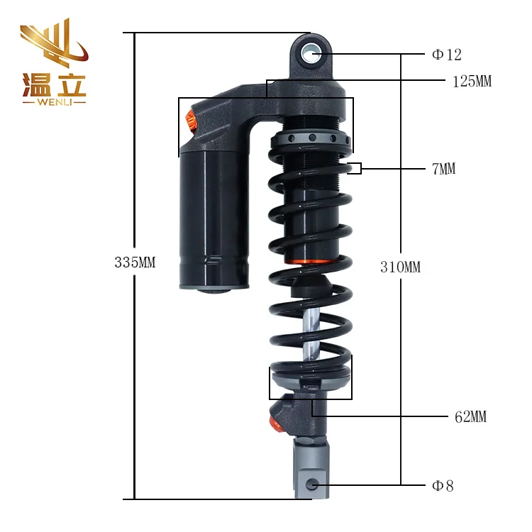 
 Высокотехнологичные Запчасти для производства заднего амортизатора мотоцикла  