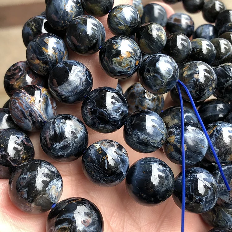 Blue hot sale pietersite beads