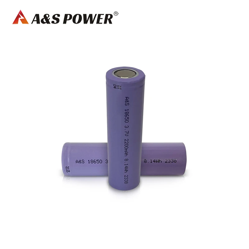 Rechargeable 18650 Lithium Ion Battery 3.7V 2200mAh - Ideal for