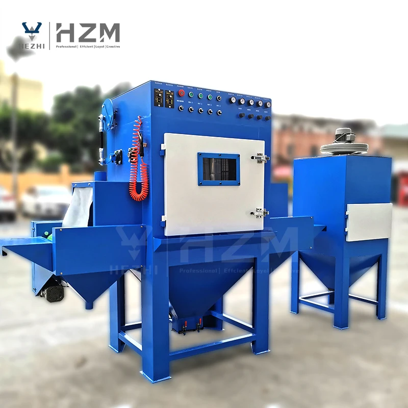 Automatic Conveyor Through Type Sandblaster Industrial Sand Blasting Machine for Sale