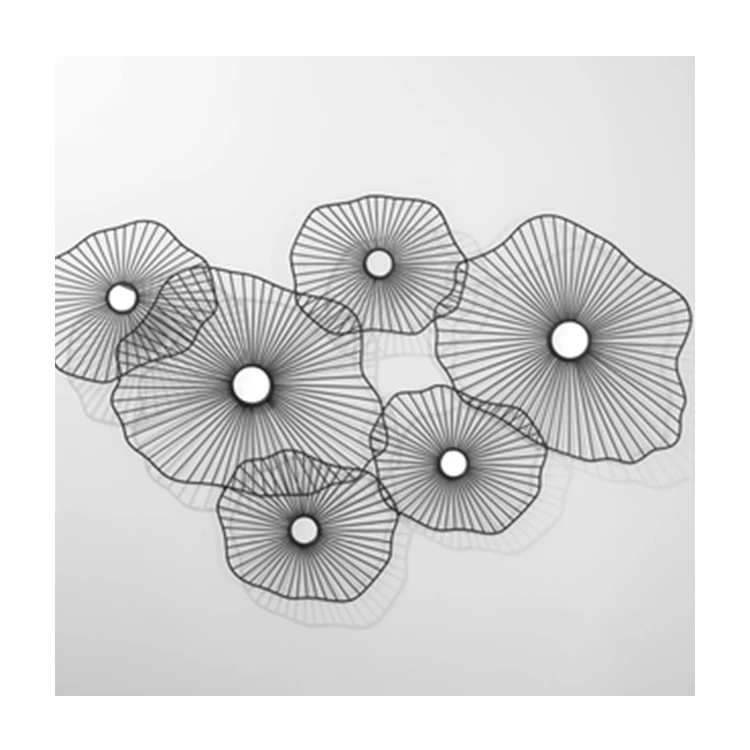 fancy design handmade creative metal living room decorative wall