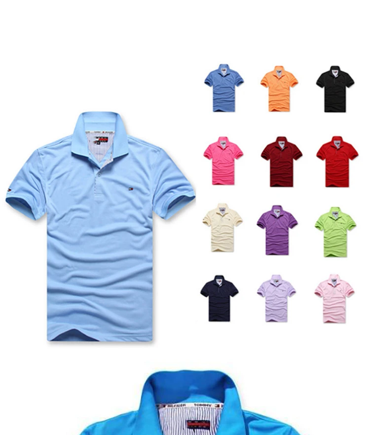 Factory Direct Sale Men's Short-sleeved Polo Shirt Custom Men's T-shirt ...