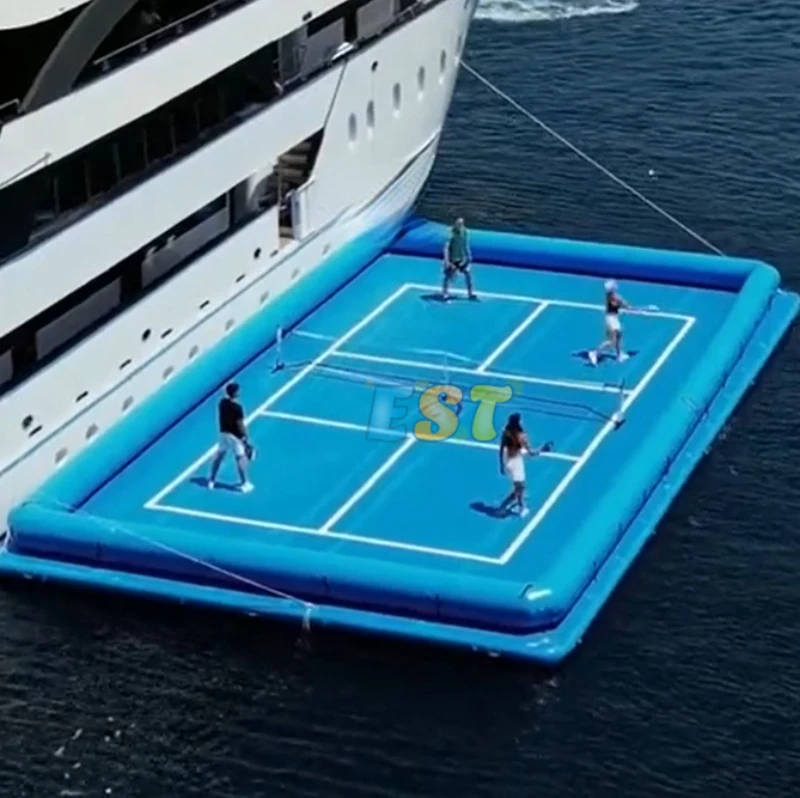 PVC Water Floating Inflatable Pickleball Court Sea Sport Games Pickleball Pitch Arena