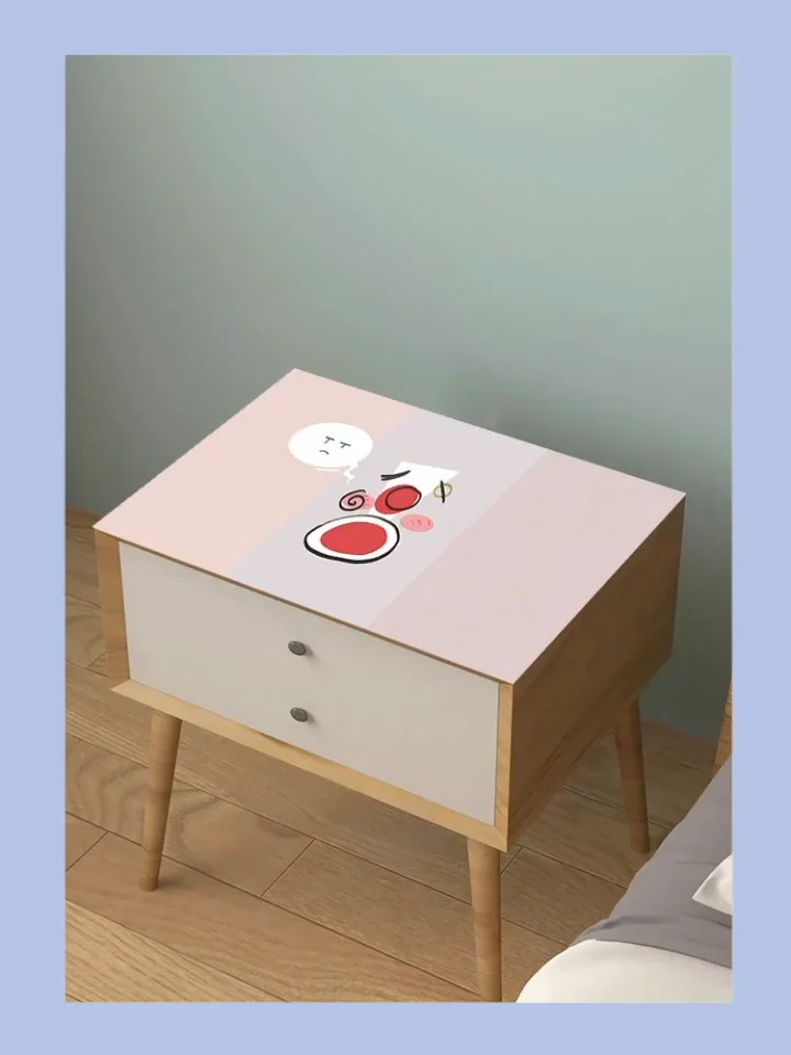 Waterproof Soft Glass Modern Table Dust Cover Cloth Bedside Table Mat