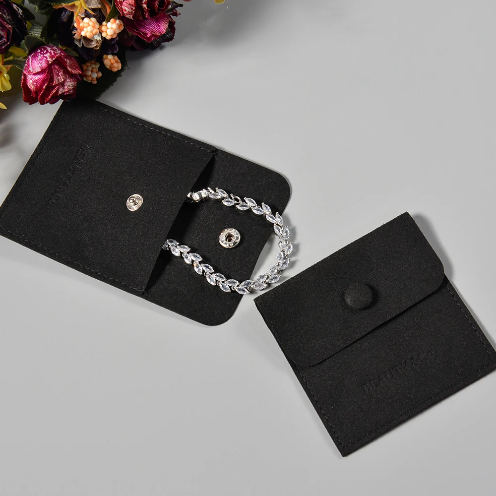 Custom Jewelry Bag Packaging Jewellery Microfiber Jewelry Pouch