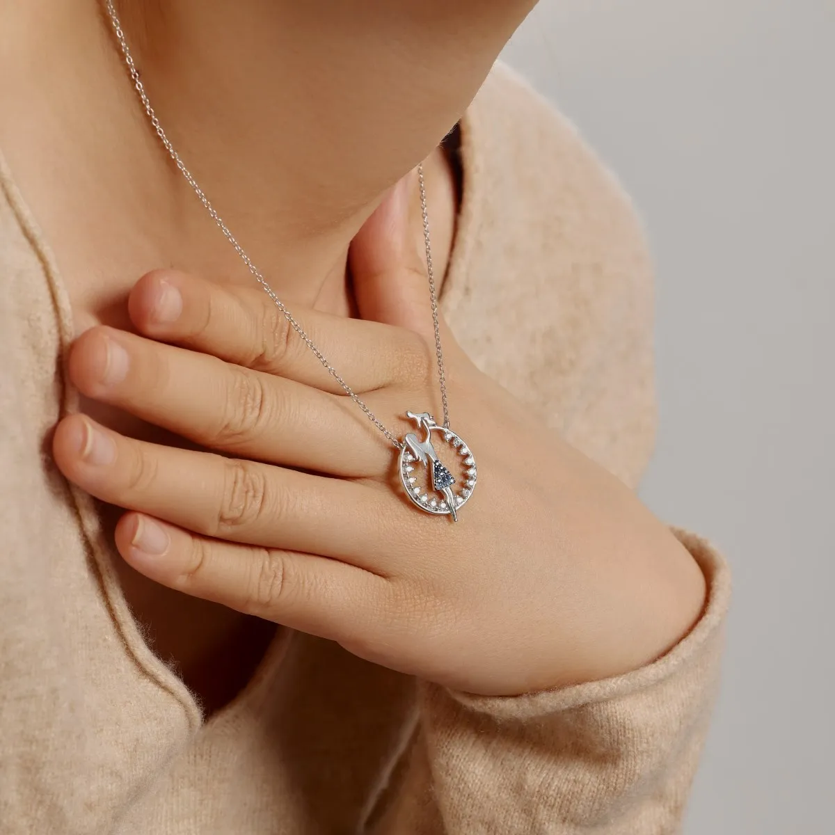 KAKODIY Mother's Day Gift 925 Sterling Silver Zircon Jewelry Mom Baby Charm Pendant for Women 18K Gold Plated Jewelry Manufacturing detail 4