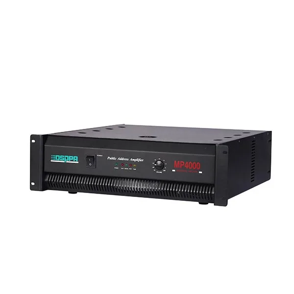 DSPPA MP4000 PA Power Amplifier 2U 2000 Watt Audio Power Amplifier