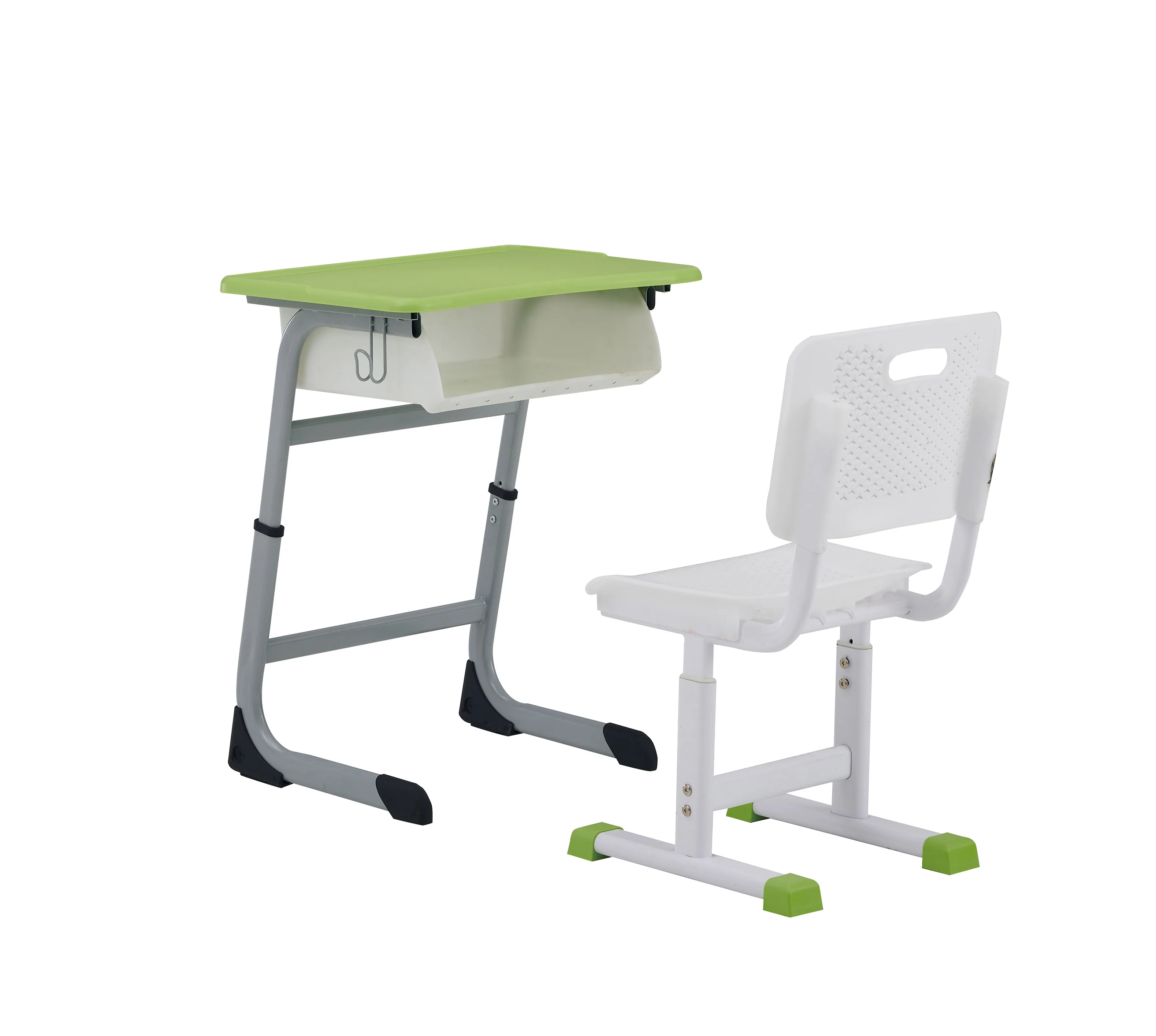 School Sets Student Desk and Chair Classroom Furniture  University Reading Table Chairs college classroom middle high school