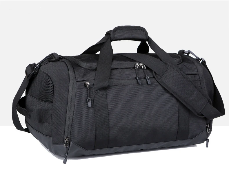 Polyester High Quality Men's Gym Bag Waterproof Custom Gym Bags With