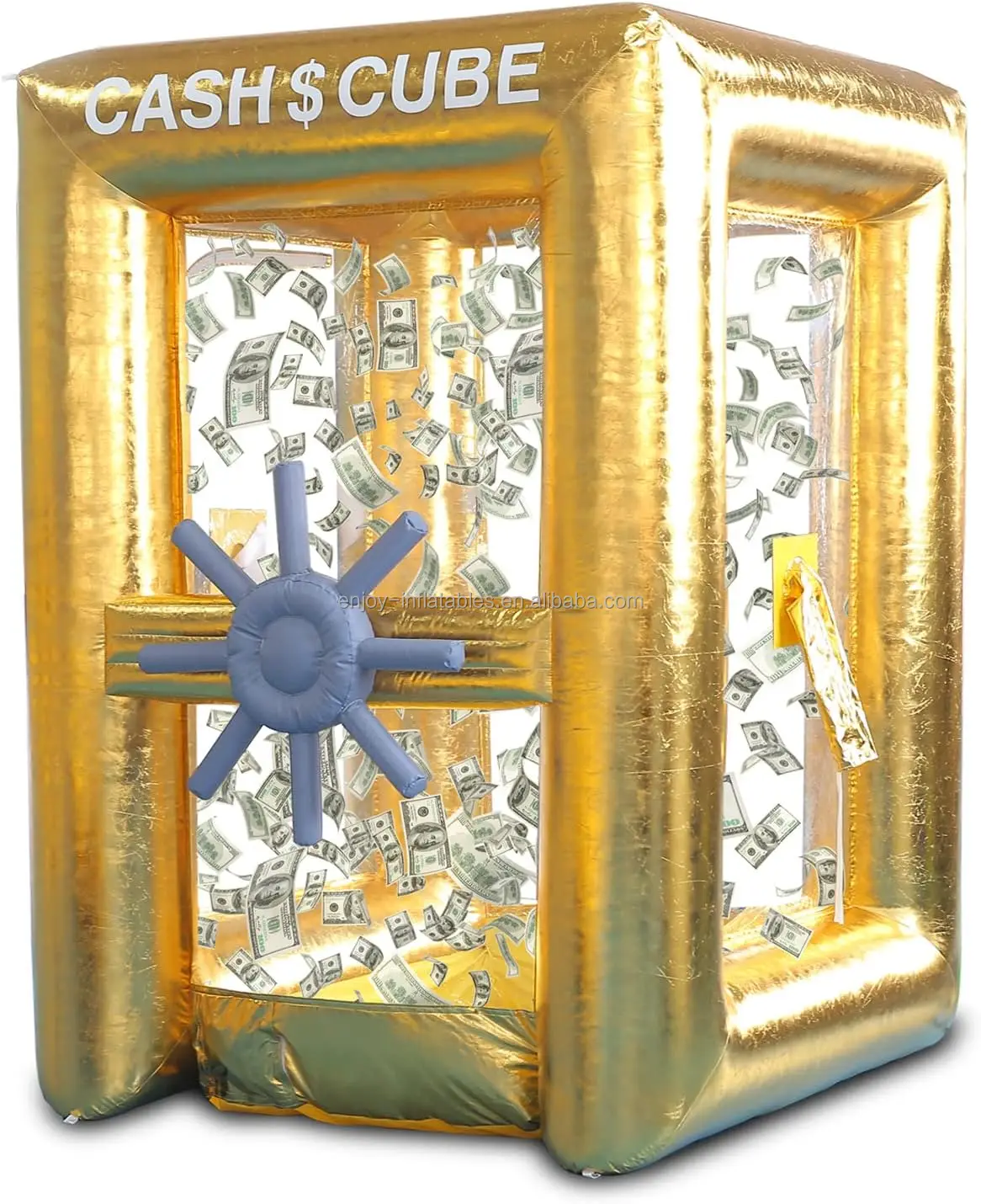 Inflatable Money Machine Cash Grab Booth Inflatable Cash Cube Machine ...