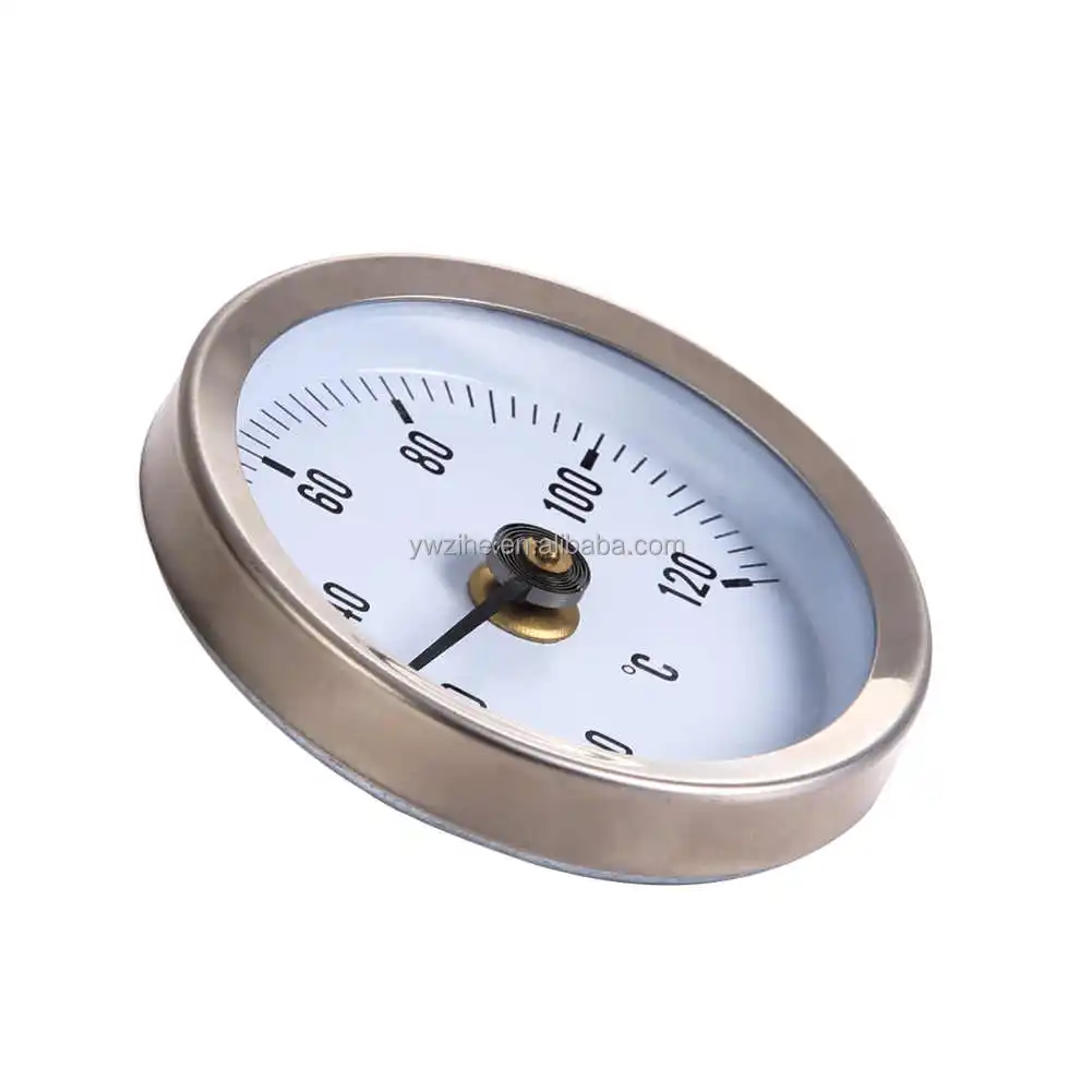 Stainless Steel Surface Pipe Spring Clip-on Thermometer Temperature Gauge  63mm 0/120 Degree Thermal Pas PTSP - Buy Stainless Steel Surface Pipe  Spring Clip-on Thermometer Temperature Gauge 63mm 0/120 Degree Thermal Pas  PTSP