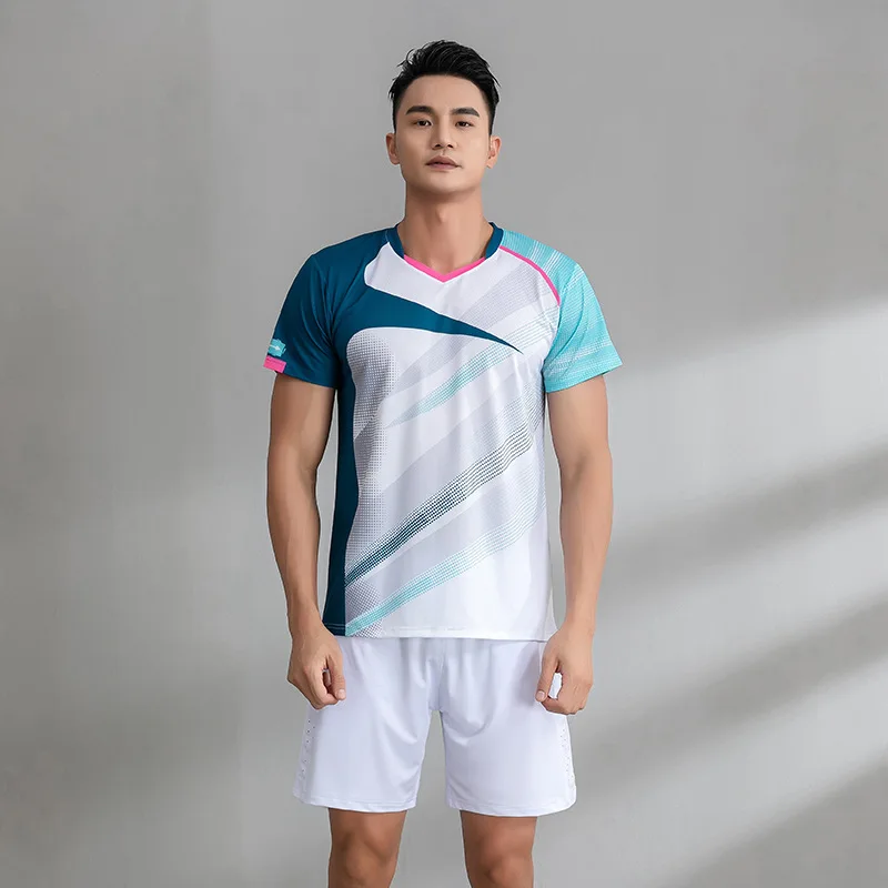 OEM Tennis Jersey and Short Table Tennis Clothes Men's Uniforms