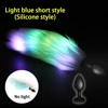 Silicone corto blu