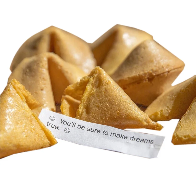 Cute and delicious hot sale custom fortune cookie