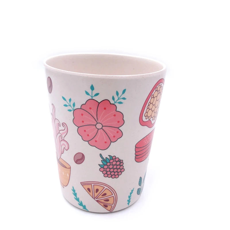 Unbreakable Drinks Glasses Nice Printing Tea Cup Melamine Plastic Cups Customized
