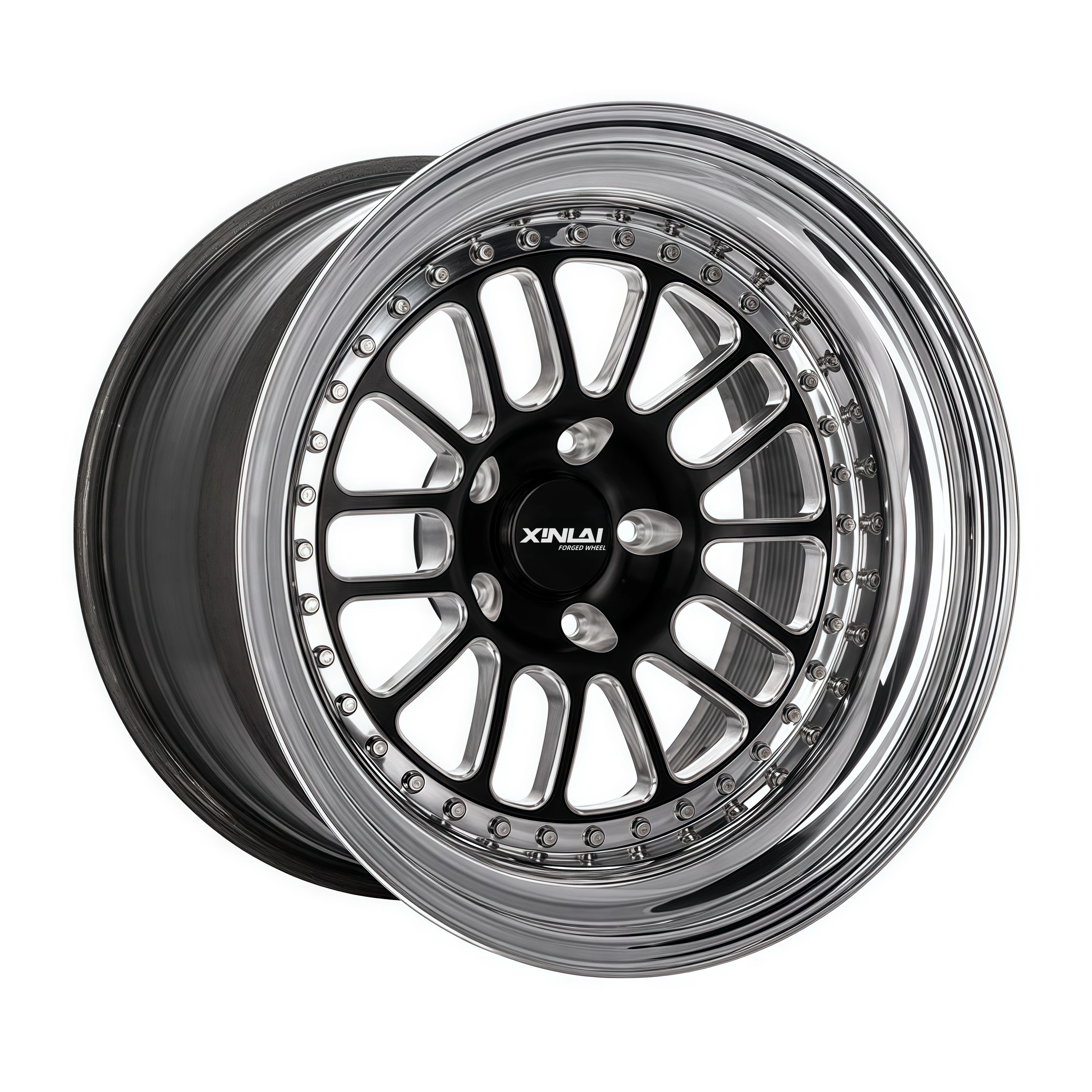 Beadlock Alloy 3-piece Wheel M2 M3 M4 M5 F20 F30 F32 F36 F40 F90 E90 E70 Offroad Wheel Rim for Huracan Aventador R8 M3 M4 - Image 4