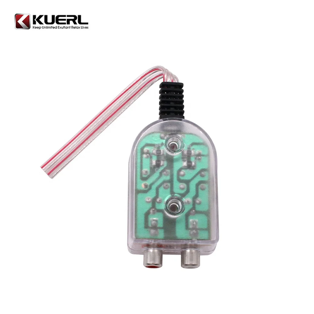 Convertitore audio, convertitore di impedenza audio da 12 V a 4 canali, filtro di frequenza per