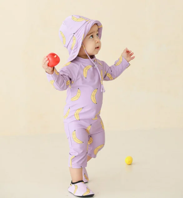 Duanding CUB 2023 новый детский цельный купальный костюм защита от солнца Быстросохнущий Детский для серфинга