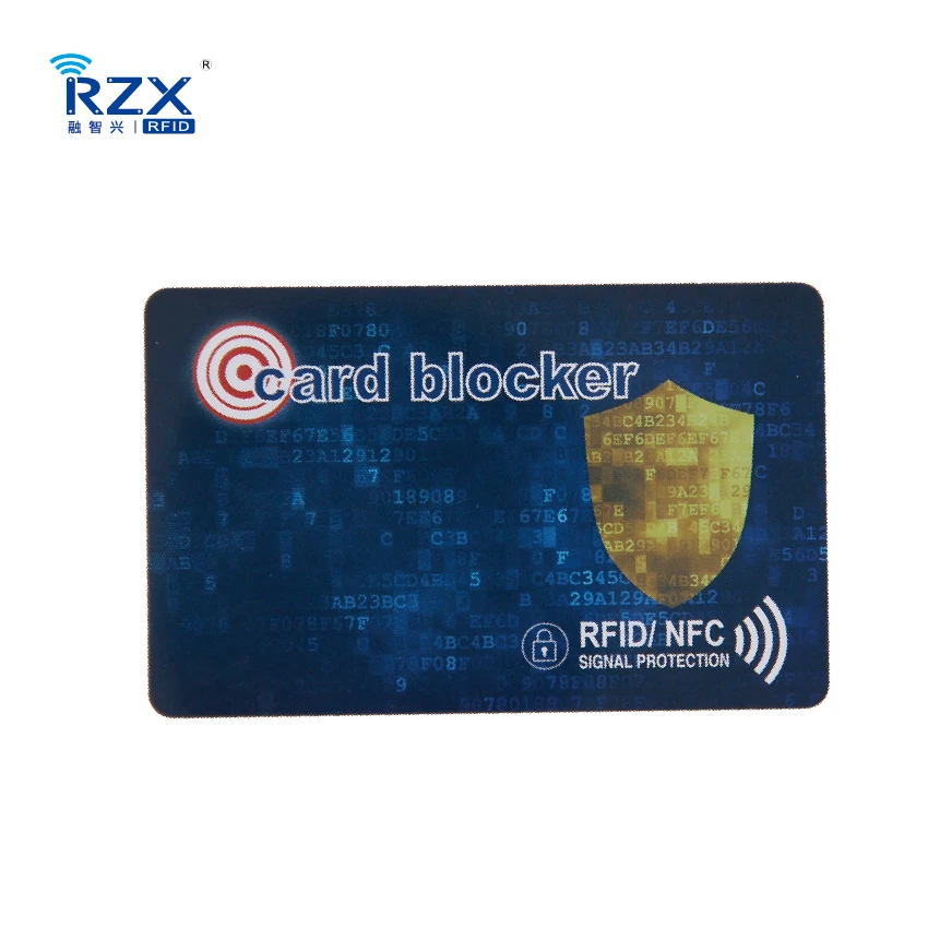 8 Custodie Porta Carte Con Blocco RFID - Design Unici Art Blu - Protezione Antifurto Per Carte Di Credito
