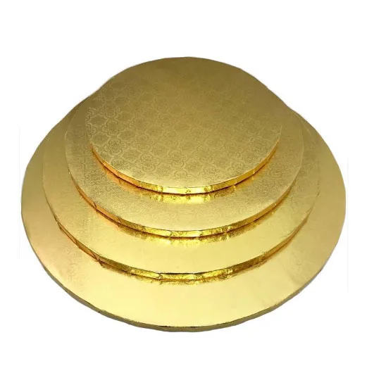 1/2 厚金圆饼鼓板16英寸耐油脂一次性圆饼板 - buy cake board