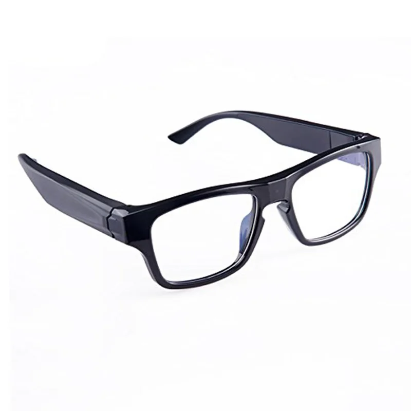 1080 HD 5MP CMOS Sensor 75mins Video Recording Eye Camera Glasses With Touch Controlled For Home and Business Security