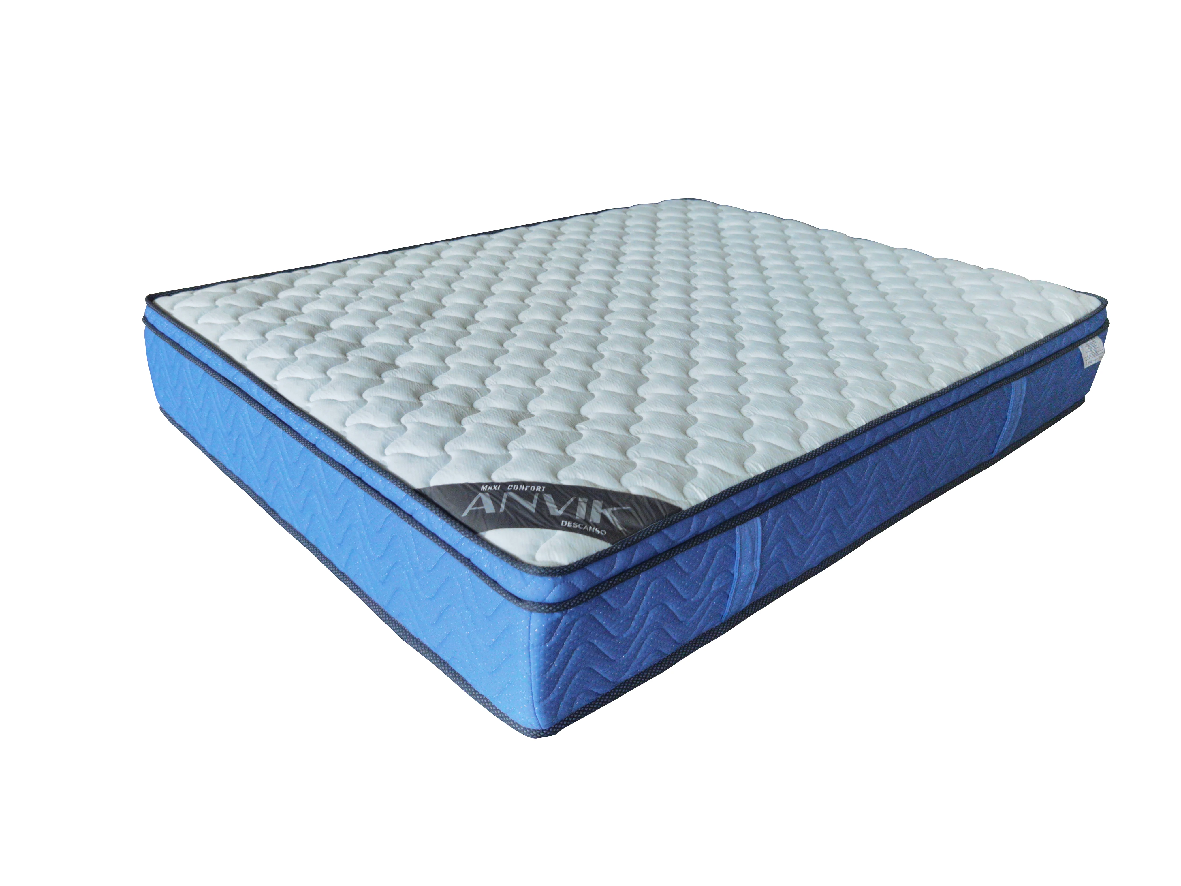 Spain sleep well mattress Double size encased foam  independent pocket spring support Firm foam