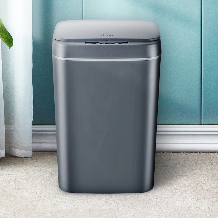 12L Smart Bathroom Trash Can Waterproof Automatic Motion Sensor