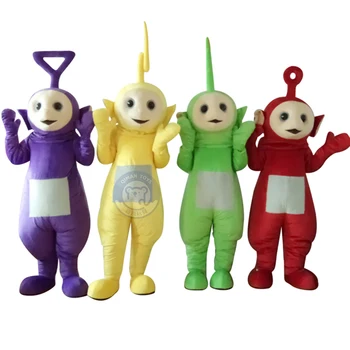 Qiman Custom Adult Size Teletubbies Plush Cartoon Mascot Costume For Sale